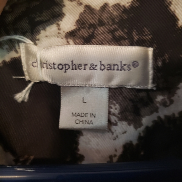 Christopher & Banks Zip-Up - Picture 2 of 3